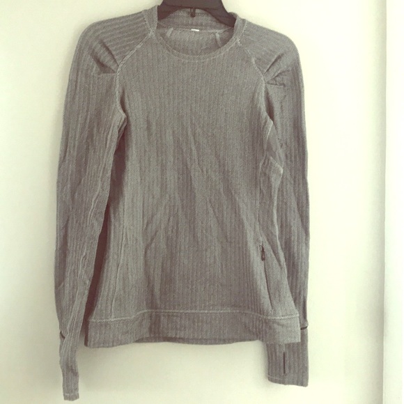 lululemon athletica Tops - Pullover EUC herringbone pattern